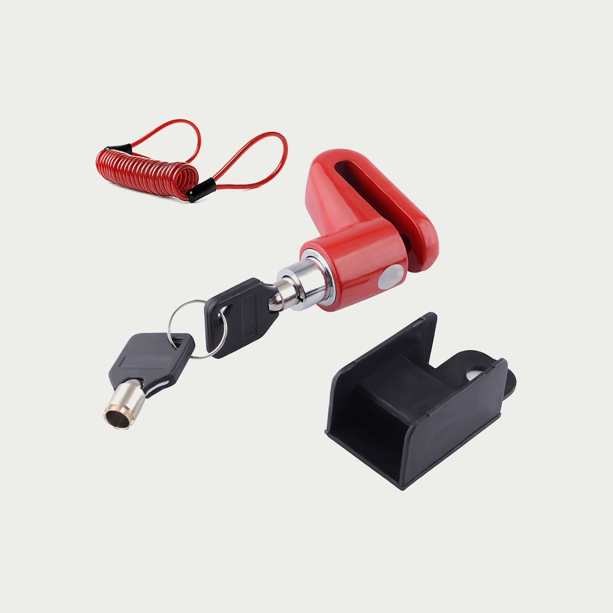 Bloque-disque VTT et moto — Rouge